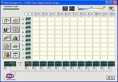 index frame of OK4 manager version 3.1.5.42